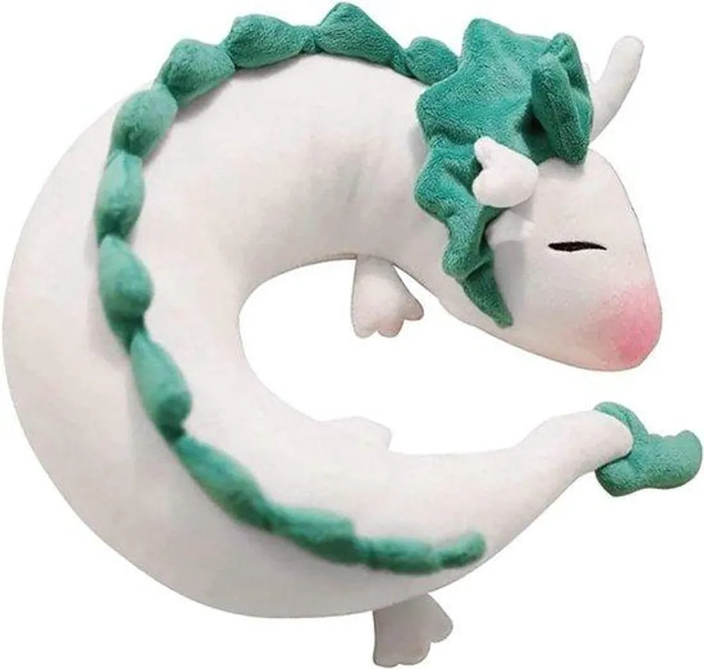 Dragon en peluche 30cm - Coussin de voyage dragon câlin pour enfant