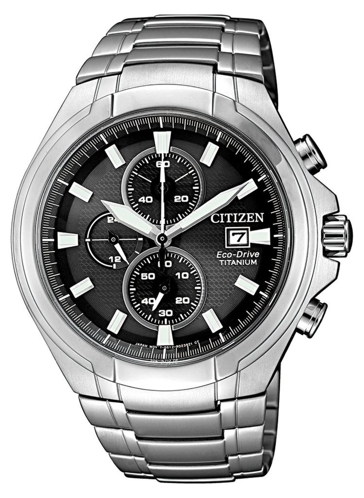Citizen CA0700-86E Cronografo Orologio da uomo Titanio Data Immagine del prodotto 