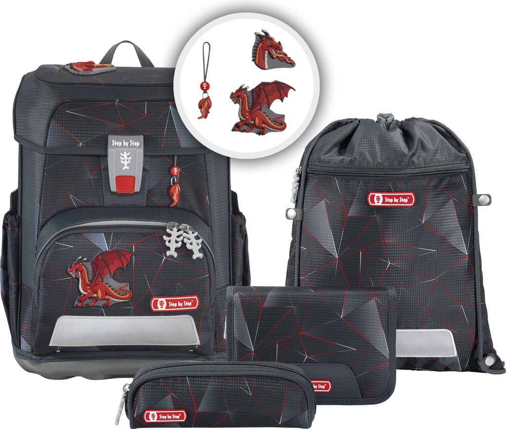 Sada tašiek Step by Step CLOUD "Dragon Drako", 5-dielna Obrázok produktu 
