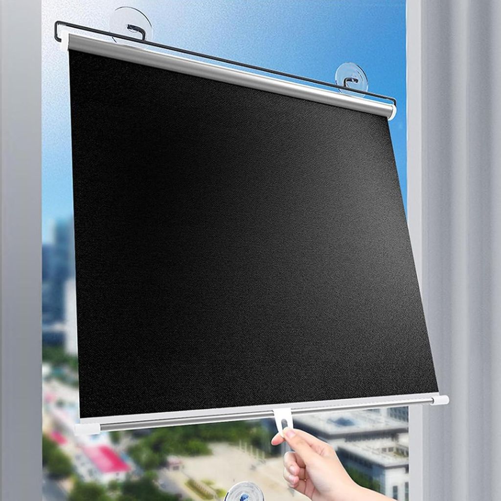 Verdunklungsrollo - 40 x 60 cm - ohne Bohren - Mit 3 Produktbild 