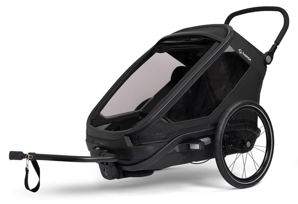 Siege Velo Enfant Arriere Simple Noir - Confort Et Securite Image du produit 