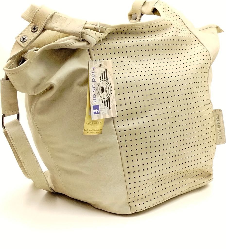 Greenburry Stainwashed Schultertasche Leder 30 cm