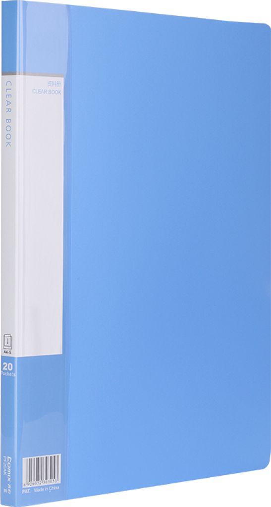 Katalogbuch Economy PF20AK A4 - 20 Fächer Blau