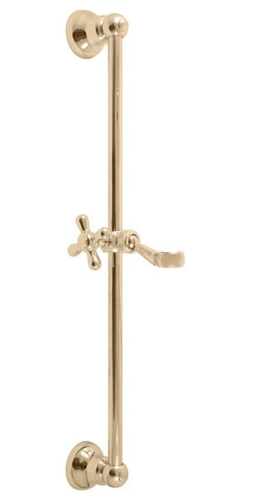 Barre de douche dorée Slezák RAV avec support réglable modèle MD0553
