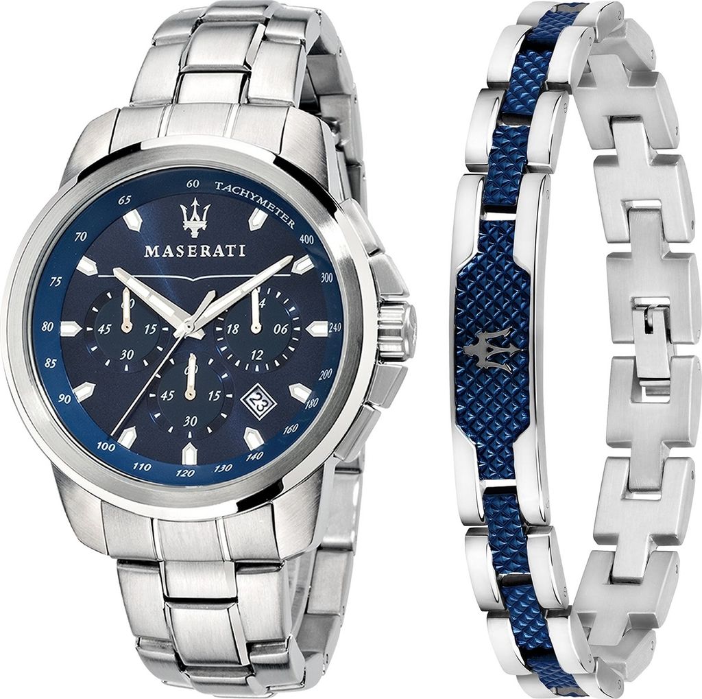 Maserati Herren Armbanduhr Successo Special Set mit Armband 44 mm R8851121016