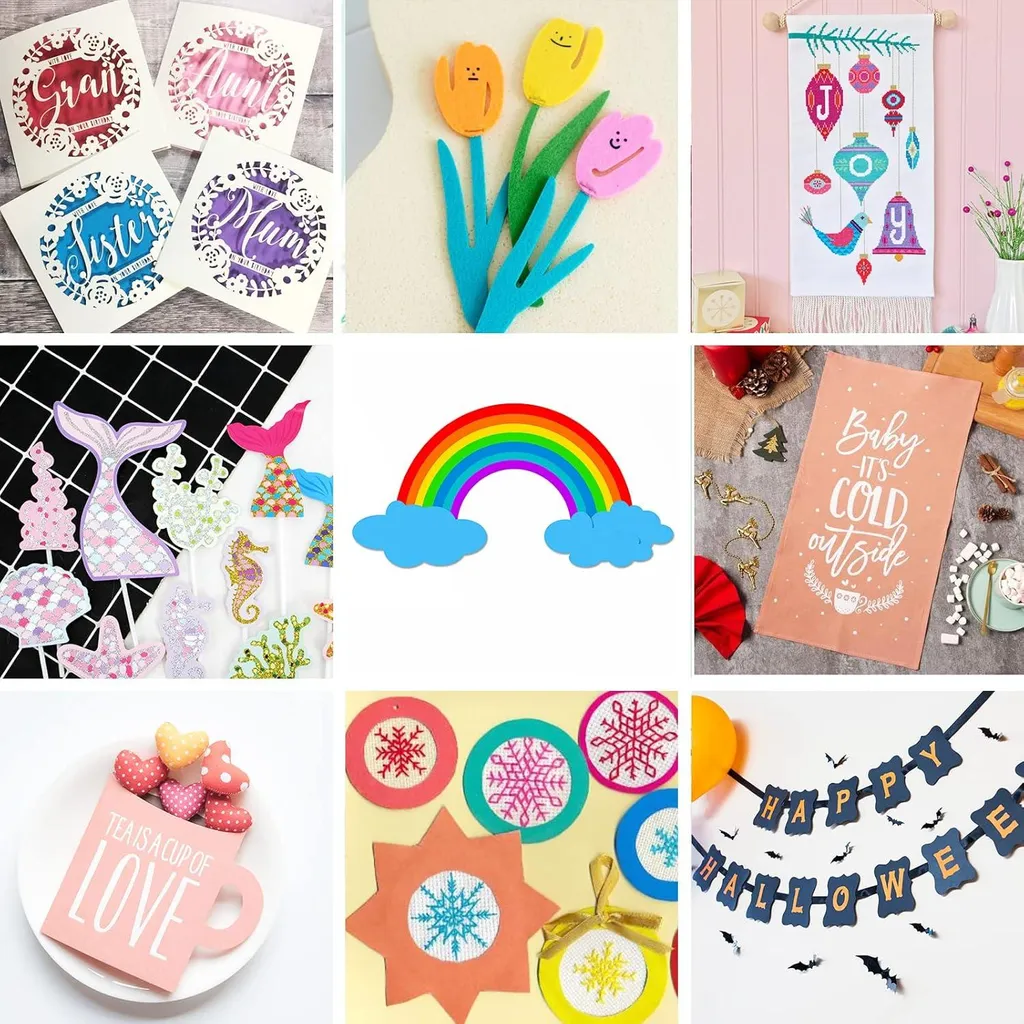 Tapis de Découpe pour Cricut Explore - Lot de 8 Variés 30,5 x 30,5 cm