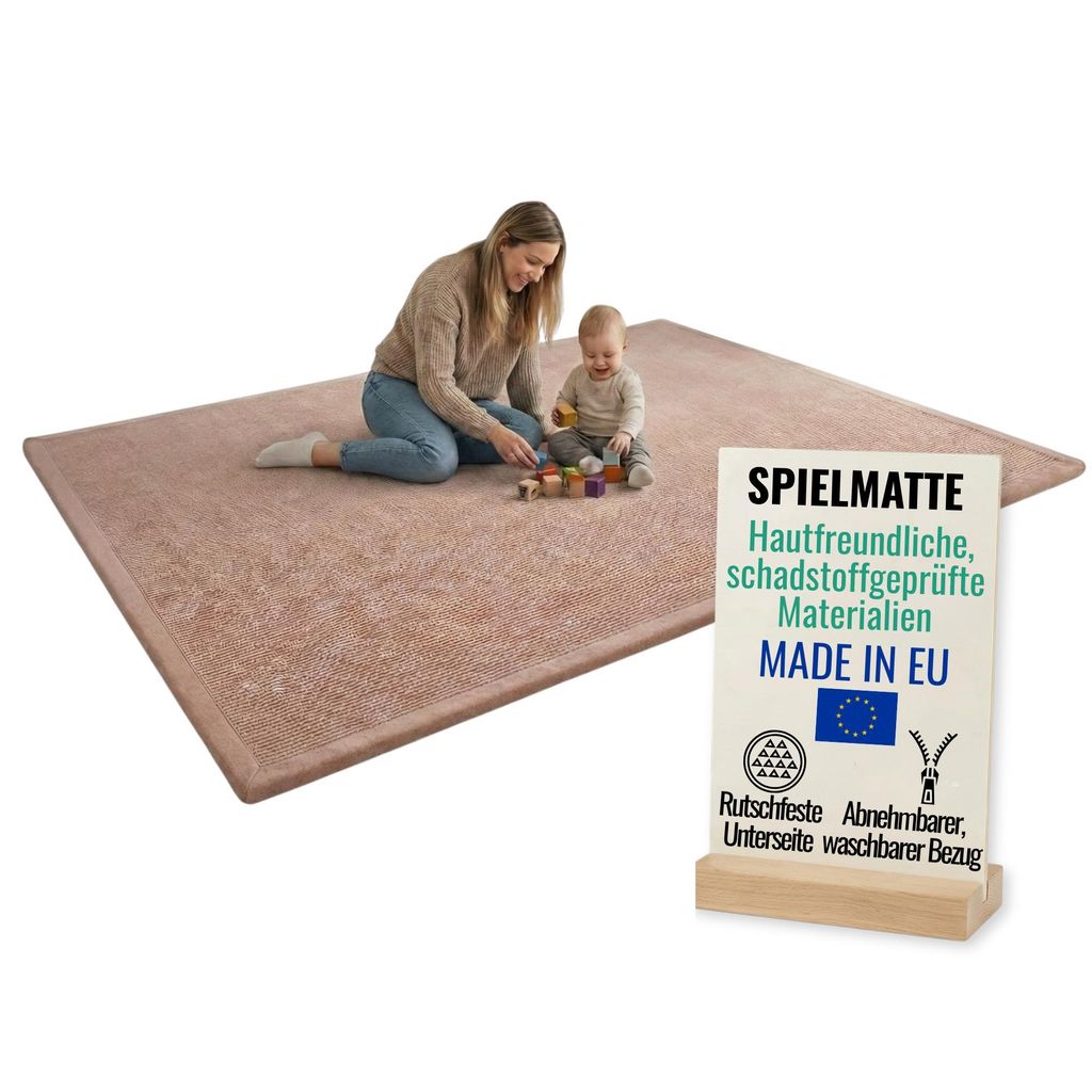 Pillows24 – Krabbelmatte Baby 150x200 cm | 3 cm Dick Produktbild 
