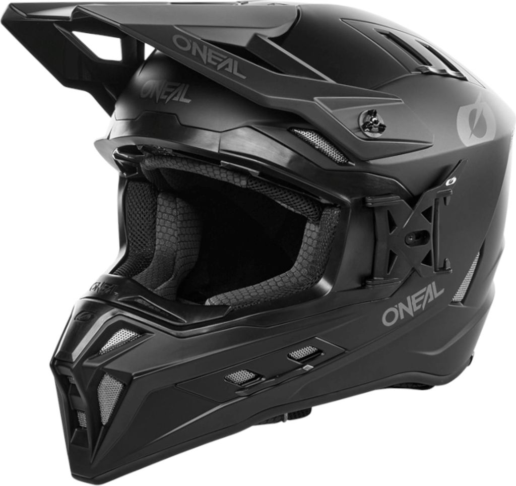 Oneal EX-SRS Solid Motocross Helm, schwarz, XL (61/62) Produktbild 