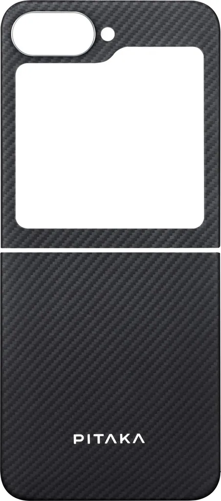 Coque Z Flip 6 Pitaka Ultra-Légère en Fibre d'Aramide Sensation Douce