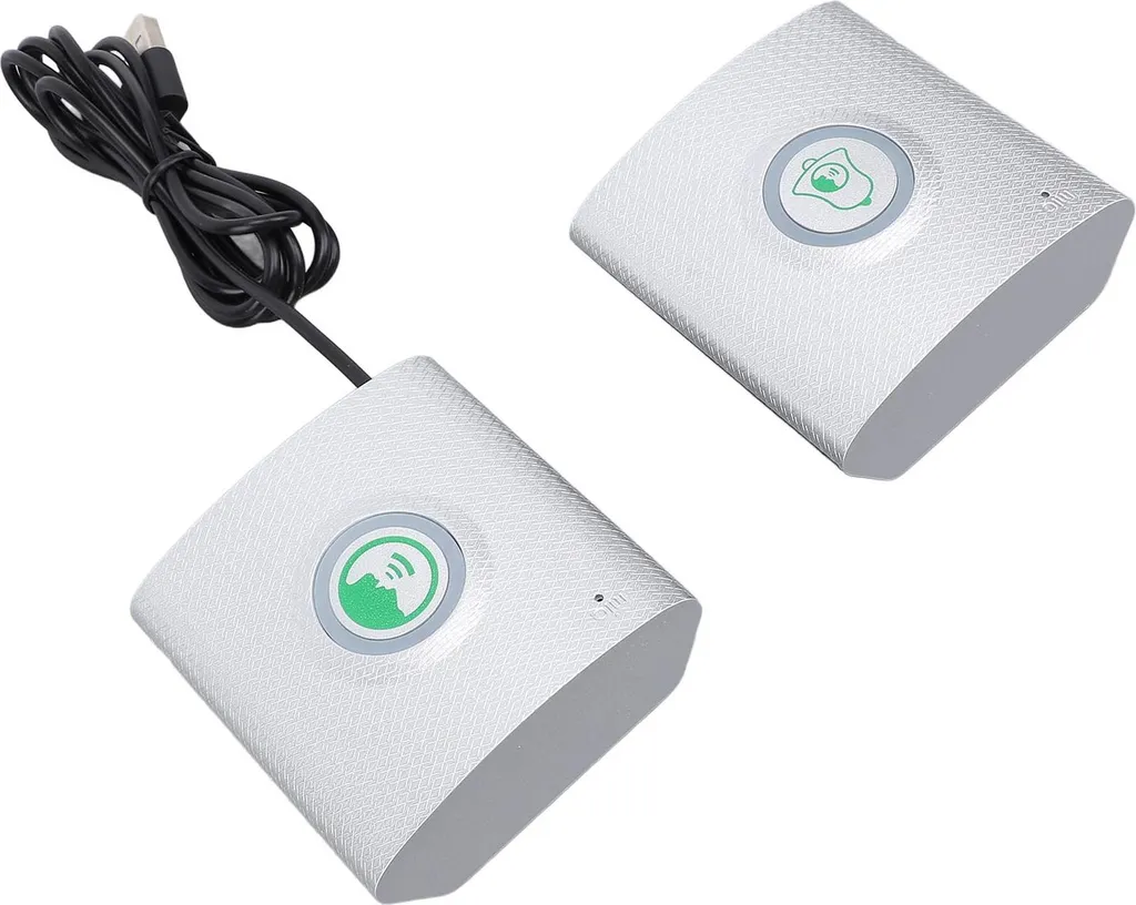 Sonnette Interphone sans Fil Argent Rechargeable USB - Modèle IX-720