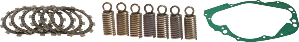 Kupplung Set für Suzuki GT 185 E Baujahr 1978 Kupplungslamellen Kupplungsfedern Kupplungsdeckeldichtung von pamoto - Neu