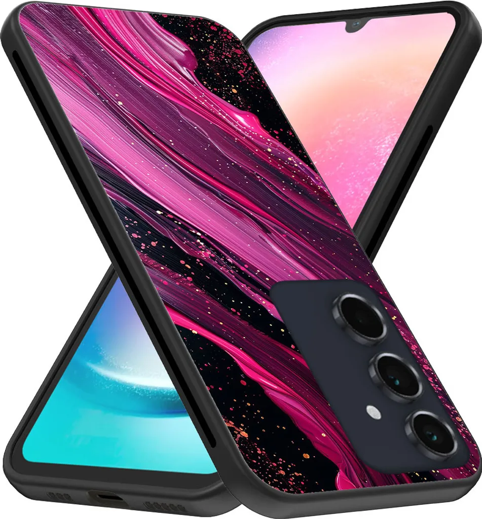 Custodia Samsung Galaxy A24 4G Marmo Viola | Slim TPU Design - 2