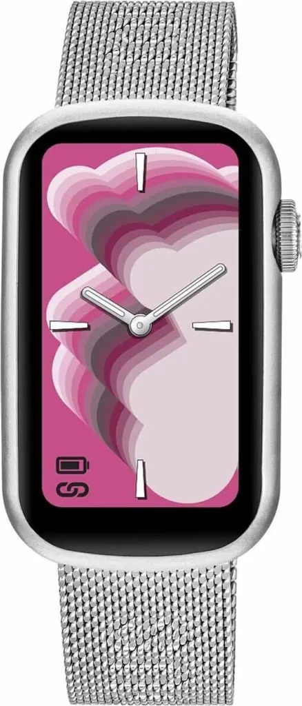 Montre connectée Tous 3000132500 Argentée pour Femme avec Bracelet Acier