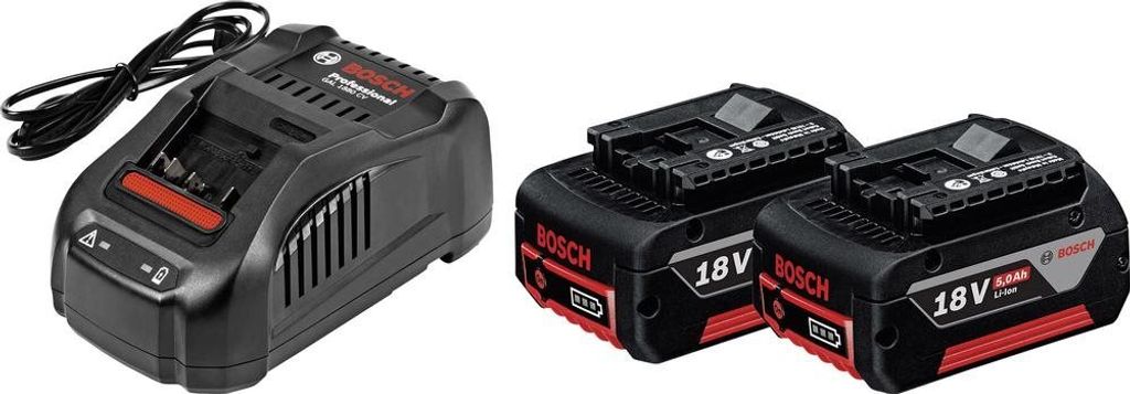 Bosch GAL 1880 CV Ladegerät + 2x GBA 18V 5,0 Ah Produktbild 18
