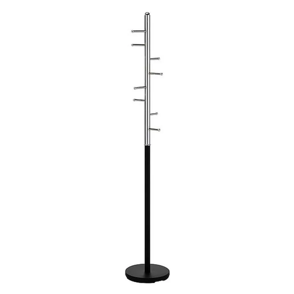 Porte-manteau solide IMRE – Noir/Chrome - Rangement peu encombrant