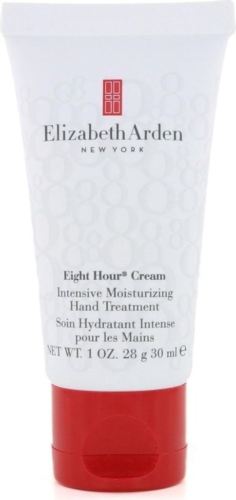 A tube of Elizabeth Arden Eight Hour Cream Intensive Moisturizing Hand Treatment.