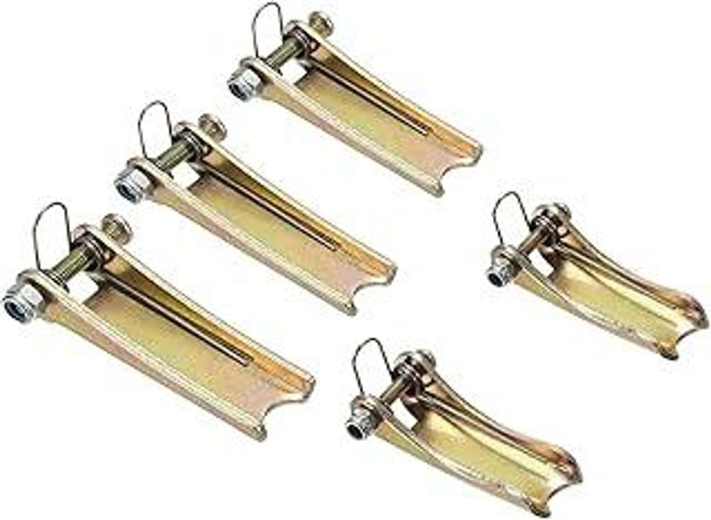 tintoke 5 Stück Haken Sicherheitsverschluss,1T, 2T, 3T, 5T, 10T,Kranhaken, Metall Anhänger Kupplung,Ersatzhaken Verriegelung,Anti-Trip-Sicherheit...