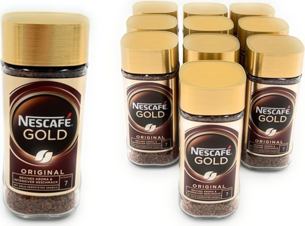 Nescafé Gold Das Original, löslicher Bohnenkaffee, Kaffee, Produktbild 8