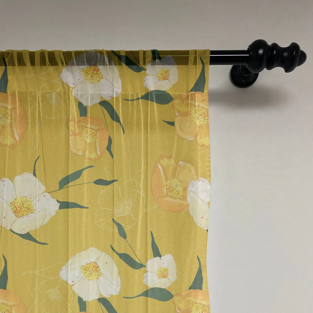 Arazzo Professionale ABAKUHAUS 160x274 - Satin Floreale Alta Qualità