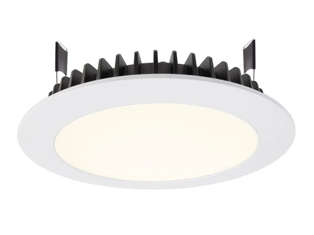 Plafonnier Encastré LED Rond Blanc pour un Éclairage Discret et Design