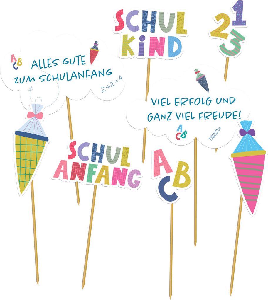 8 Party Picker Einschulung Schulanfang Produktbild 