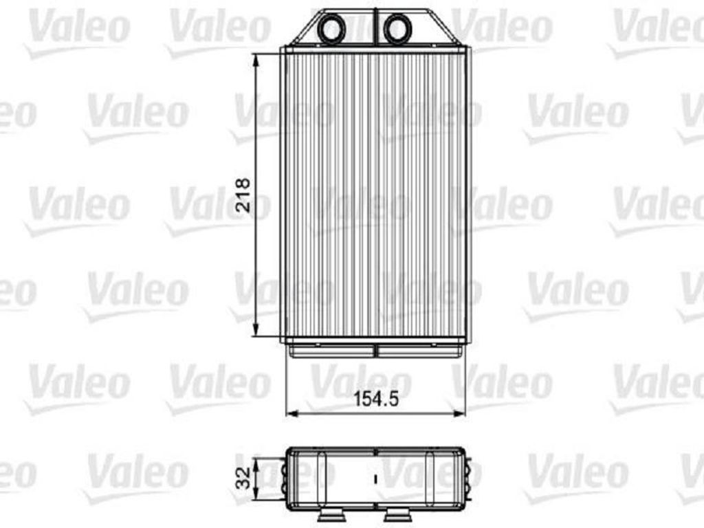 VALEO 811530 Wärmetauscher Innenraumheizung Kühler für AUDI Produktbild 