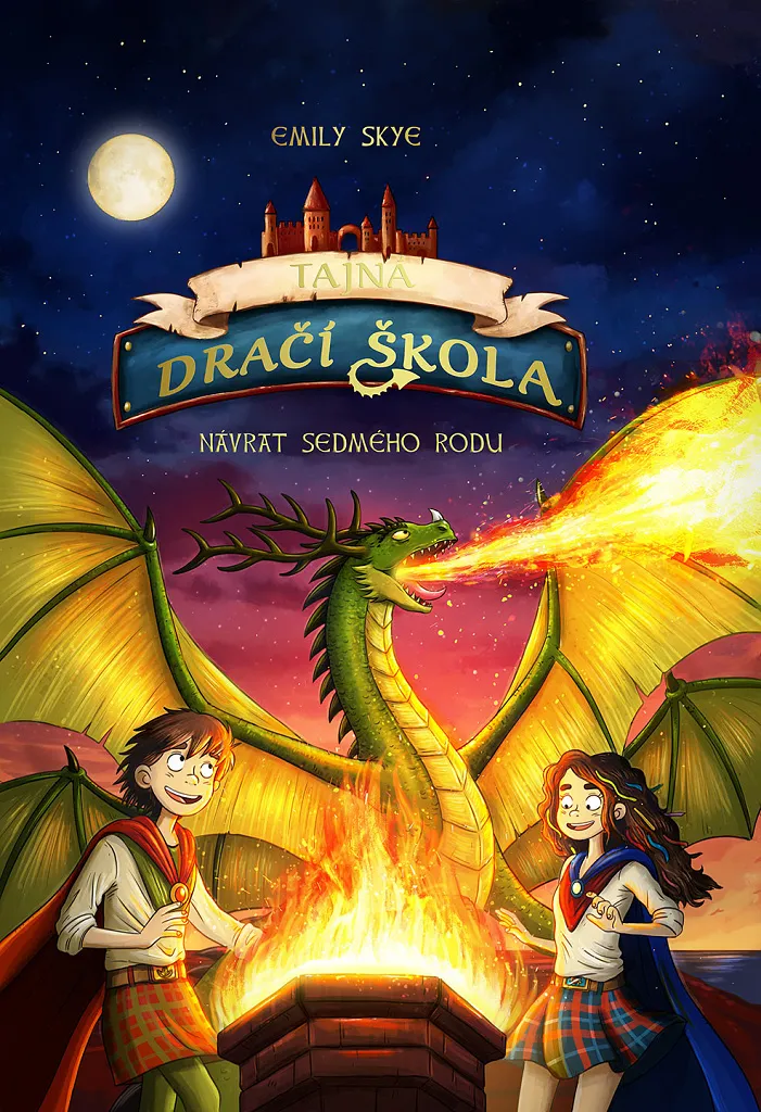 Tajná dračí škola 3 Návrat sedmého rodu - Roman Fantaisie Emily Skye