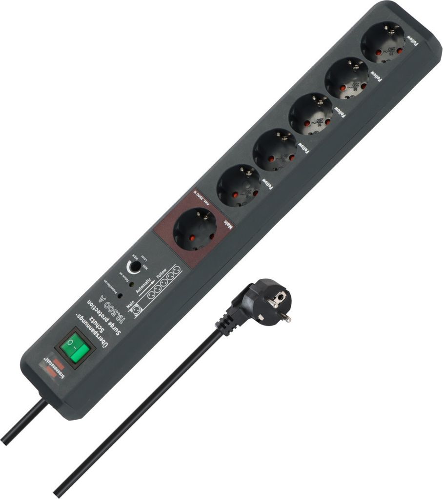 Brennenstuhl Secure-Tec 19.500A overspanningsbeveiligde Productafbeelding 