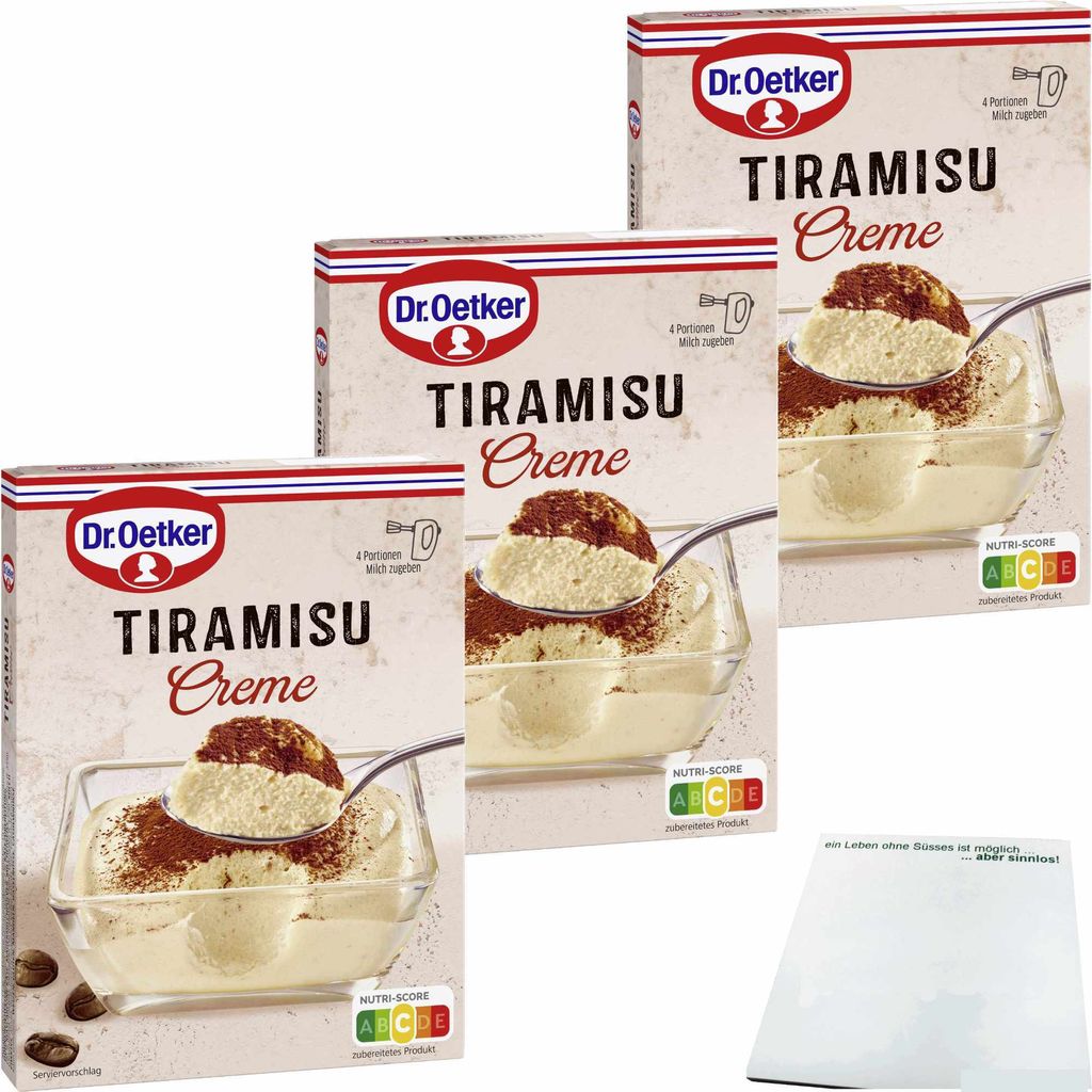 Dr. Oetker Tiramisu Creme 3er Pack (3x70g Packung) + usy Produktbild 