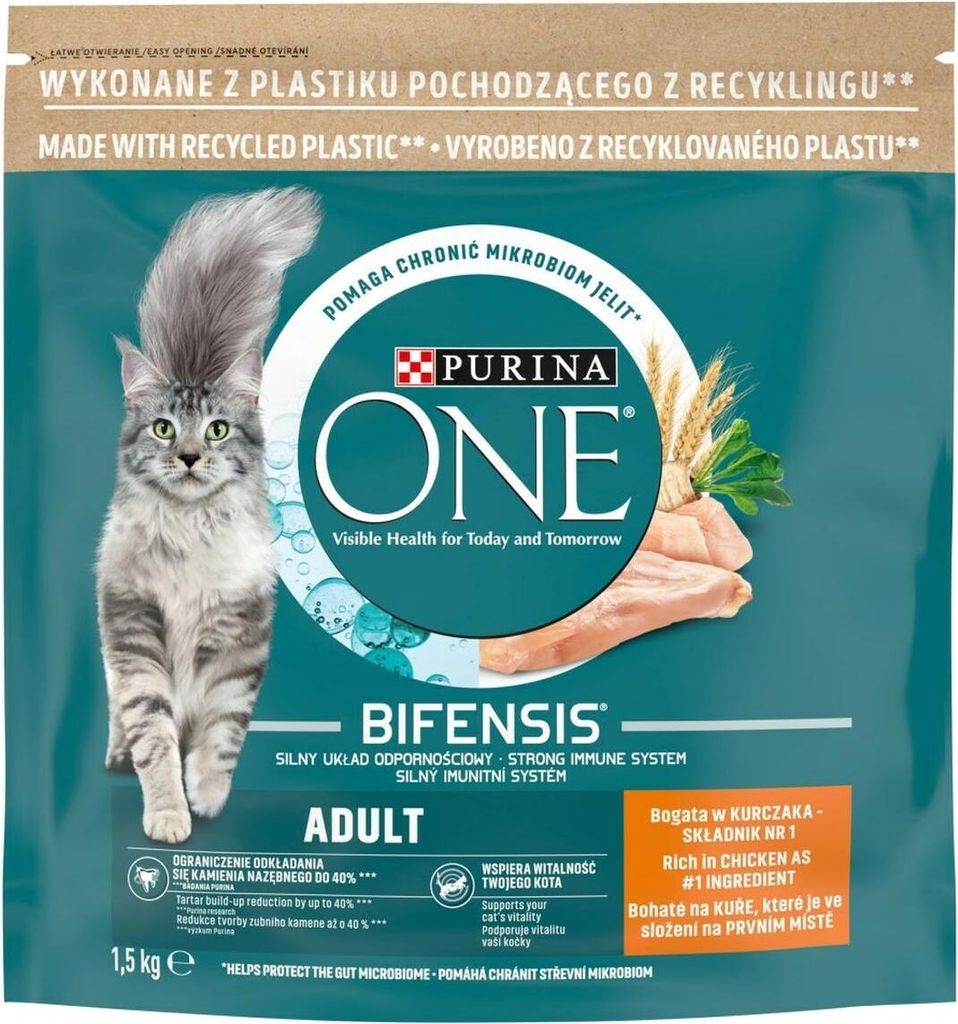 Purina One Bifensis Adult Chicken Food 1.5 Kg Image du produit 