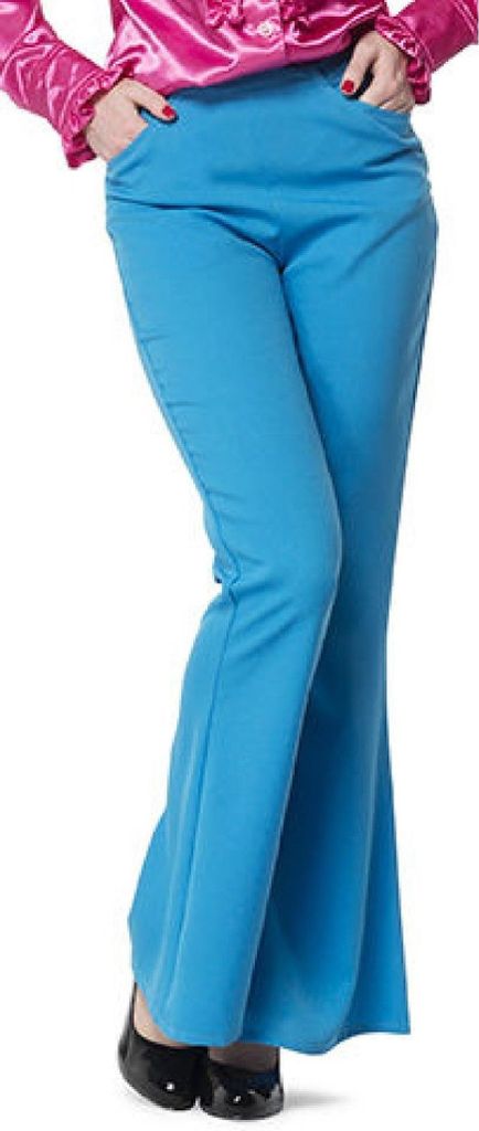 L320026E-36 türkis Damen Schlaghose Discohose Hippiehose Gr.36