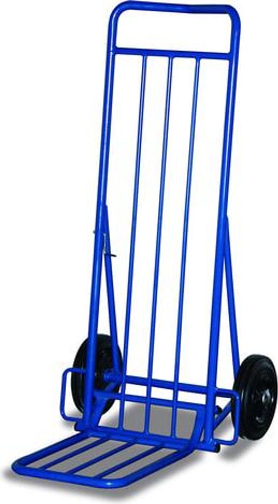 Paketroller - Tragkraft 150 kg - Vollgummibereifung - Schaufel 390 x 295 mm