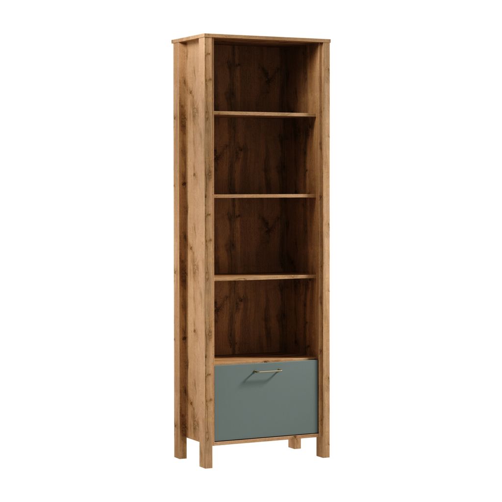 AX LIVING Bibliotheque Iseonia R1K - largeur 66 cm, chene Image du produit 