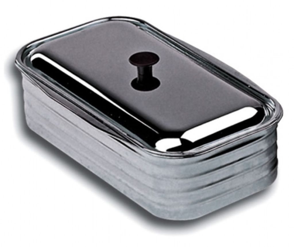 Vasca Inox Con Coperchio Per Cucine A Legna - 3,5 inox Immagine del prodotto 