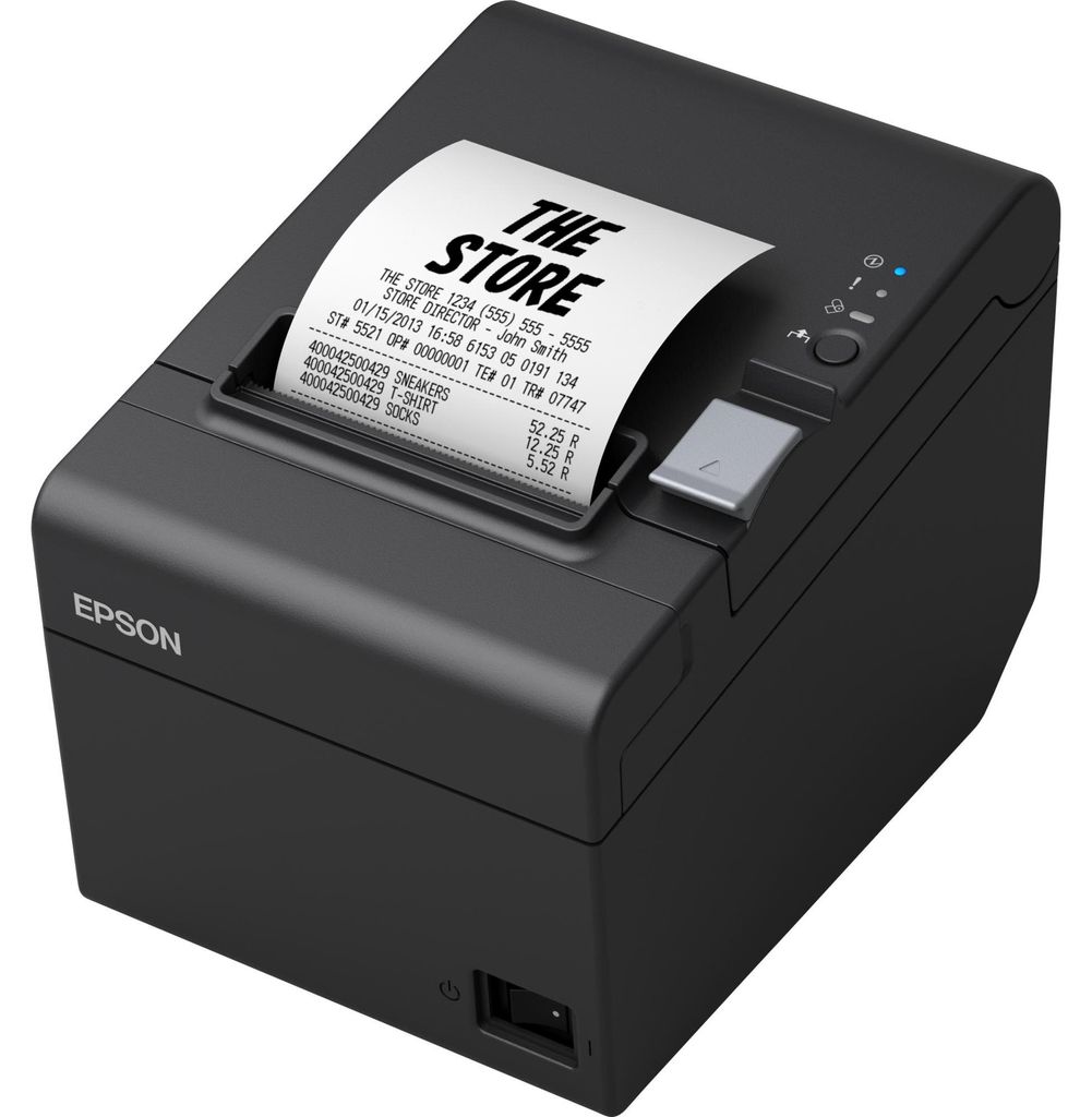 Epson TM-T20III (011): USB + Serial, PS, Blk, EU, Produktbild 