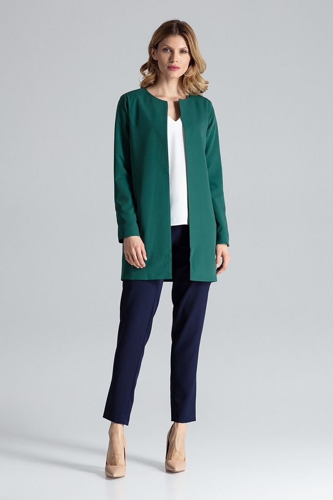 Figl Damen-Fleece-Mantel Helaivance M551 grün XL