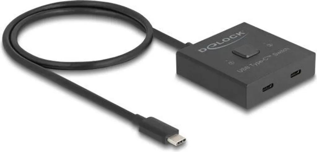Switch USB-C Delock 8K 60Hz per Smart Working - 10Gbps PD 100W