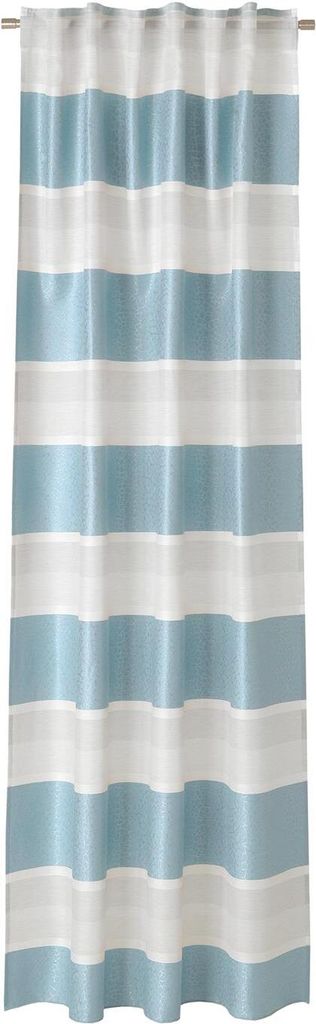 Neutex Schal mit Schlaufenband unten Beschwerungsband Ilma H x B 245 x 144 cm rauchblau