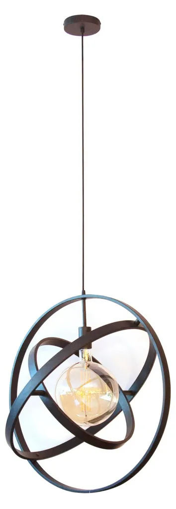Luminaire Plafonnier Noir Galaxie 55 cm pour Salon et Salle à Manger