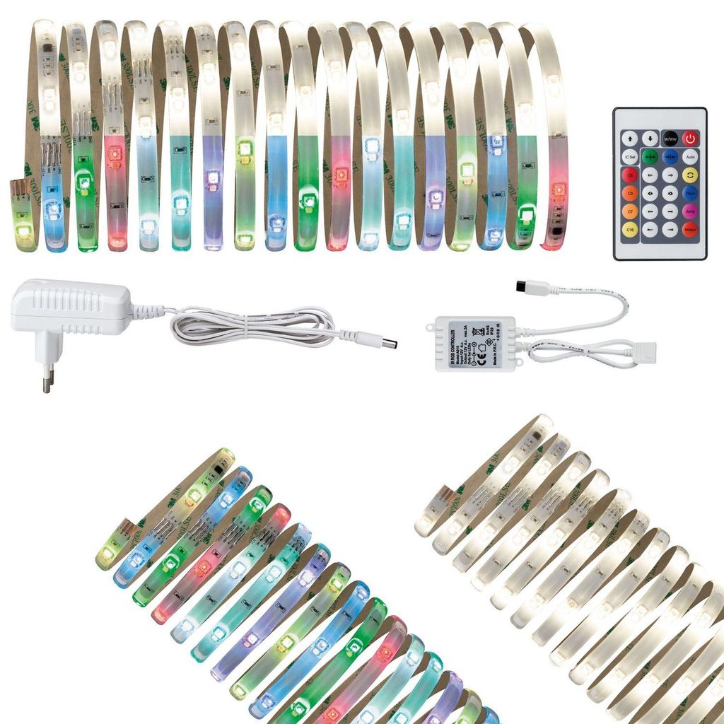 Paulmann Farbwechsel  LED Stripe Set 4,8m RGB + Warmweiß Produktbild 
