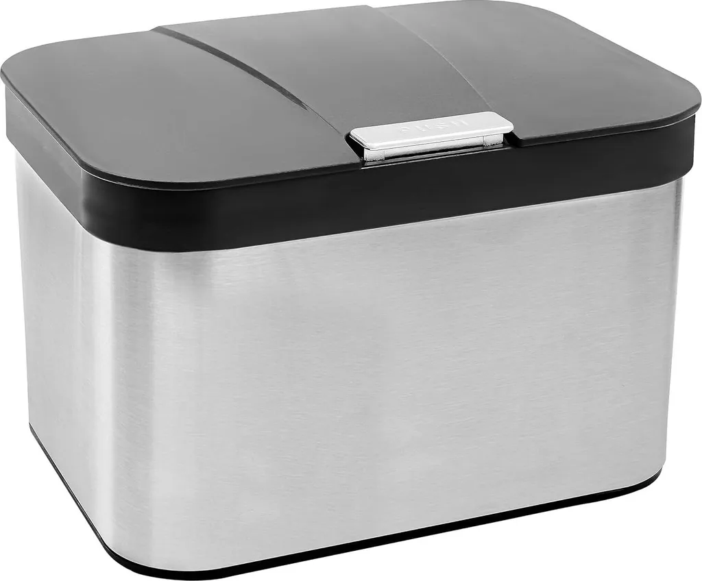 Collecteur de biodéchets 4,3 L : Bac à compost de cuisine avec couvercle