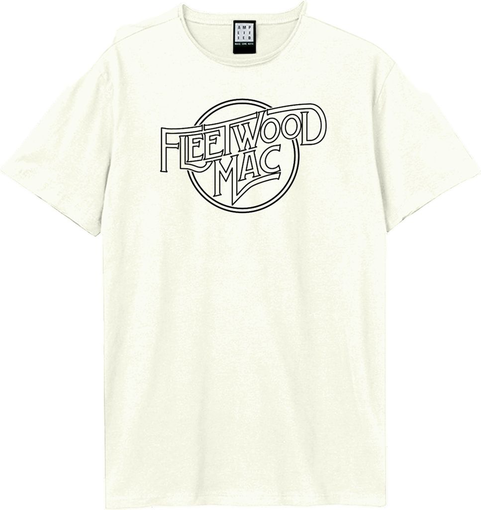 Amplified - "Line Art Logo" T-Shirt für Herren/Damen Uni GD2021 (L) (Altweiß)