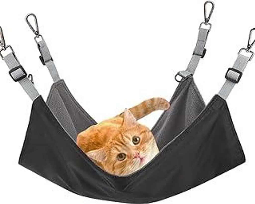 Amaca Gabbia Gatti e Furetti: Letto Sospeso Double-Face per Piccoli Animali
