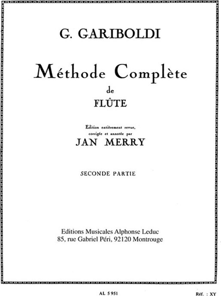 Méthode complète op.128 vol.2pour flûte