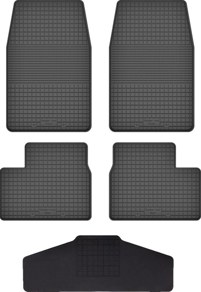 Gummi Fußmatten Set Für: Daihatsu Feroza F300 / F310 (1989-1998) Gummimatten Schwarz