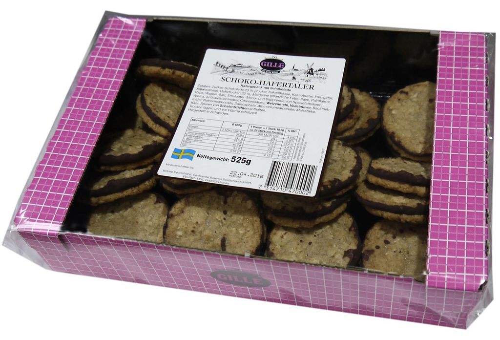Gille Schoko-Hafertaler 525g Produktbild 