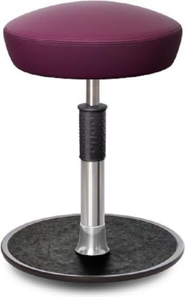 Sitz- Stehhocker Free Regular Hutsitz skai Nature Base Lila chrom /schwarz.