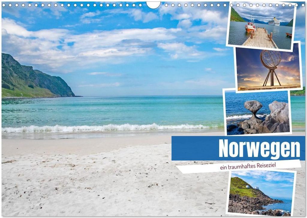 Norwegen - ein traumhaftes Reiseziel (Wandkalender 2026 DIN A3 quer), CALVENDO Monatskalender