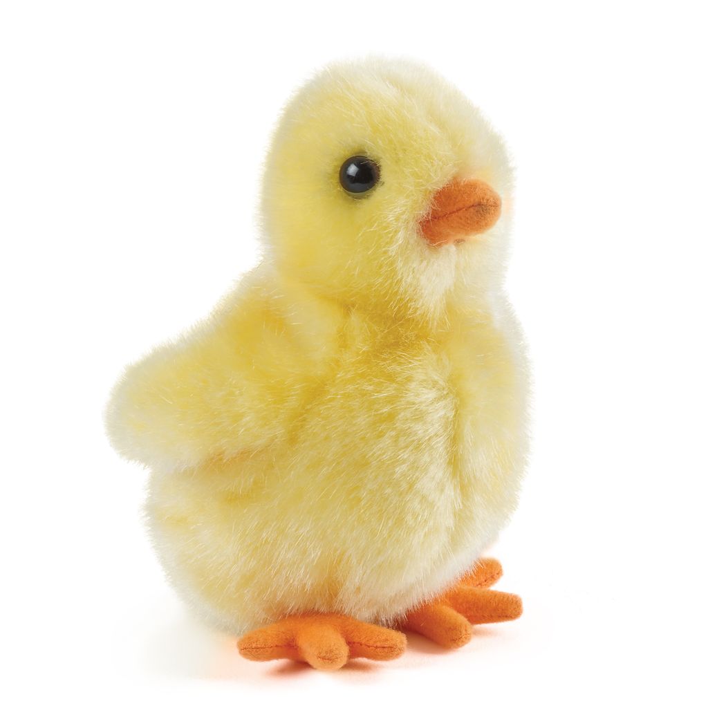 Living Nature Peluche jaune poussin moelleux Jouet en Image du produit 