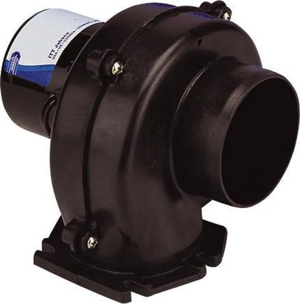 Jabsco Ventilateur Souffleur avec Bride 12V 6A pour Cale de Bateau